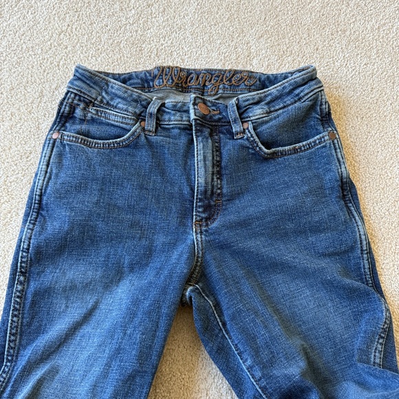 Wrangler Retro High Rise Trumpet Flare/Bell Bottom Jeans Size 26/32 - Picture 11 of 16
